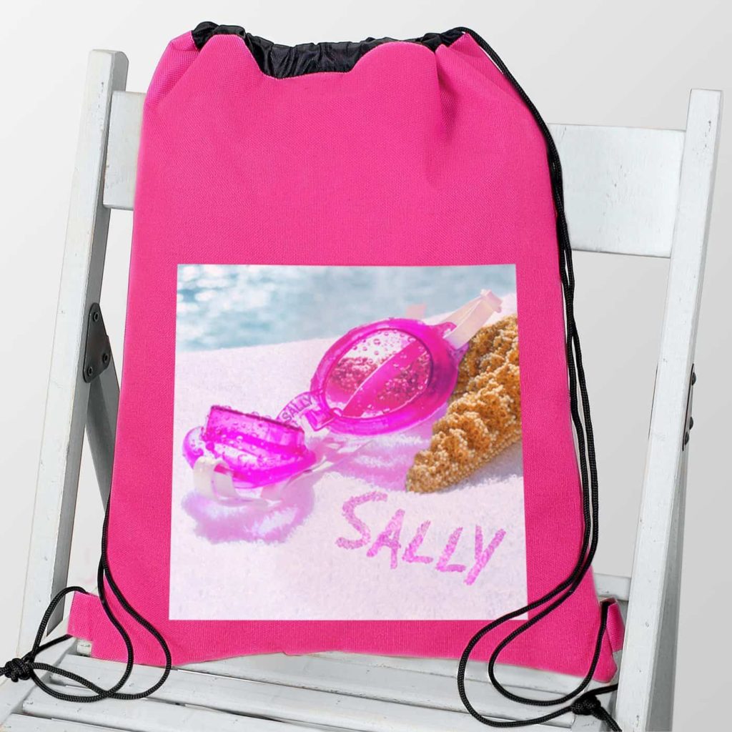 Swimming Goggles Pink Swim & Kit Bag