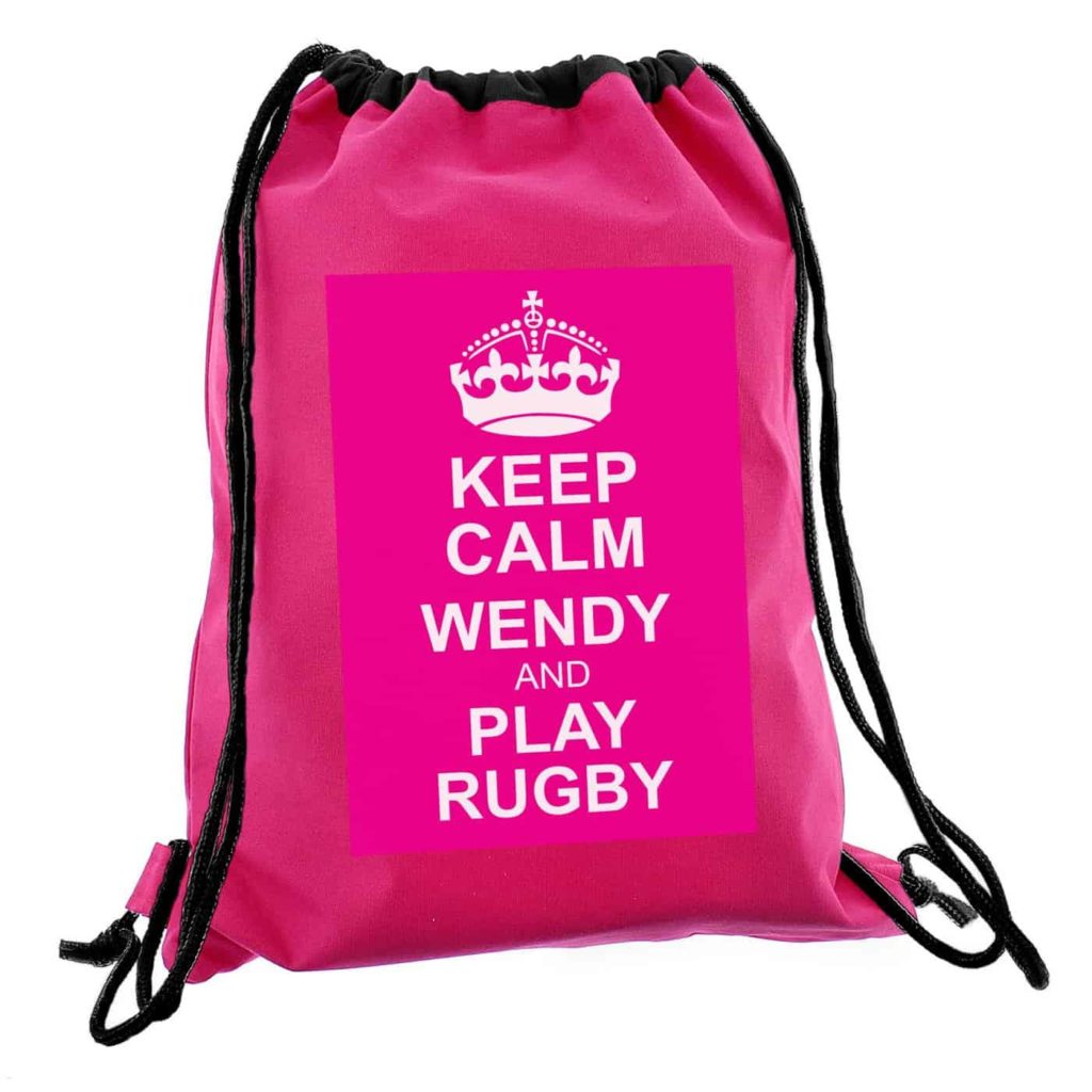 Pink Keep Calm Swim & Kit Bag