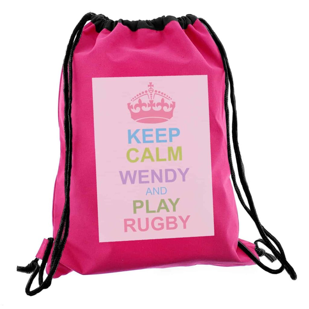 Pastel Keep Calm Swim & Kit Bag