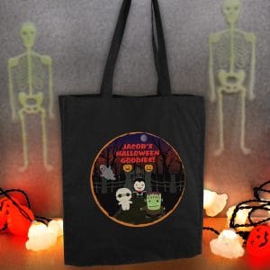 Halloween Black Cotton Bag