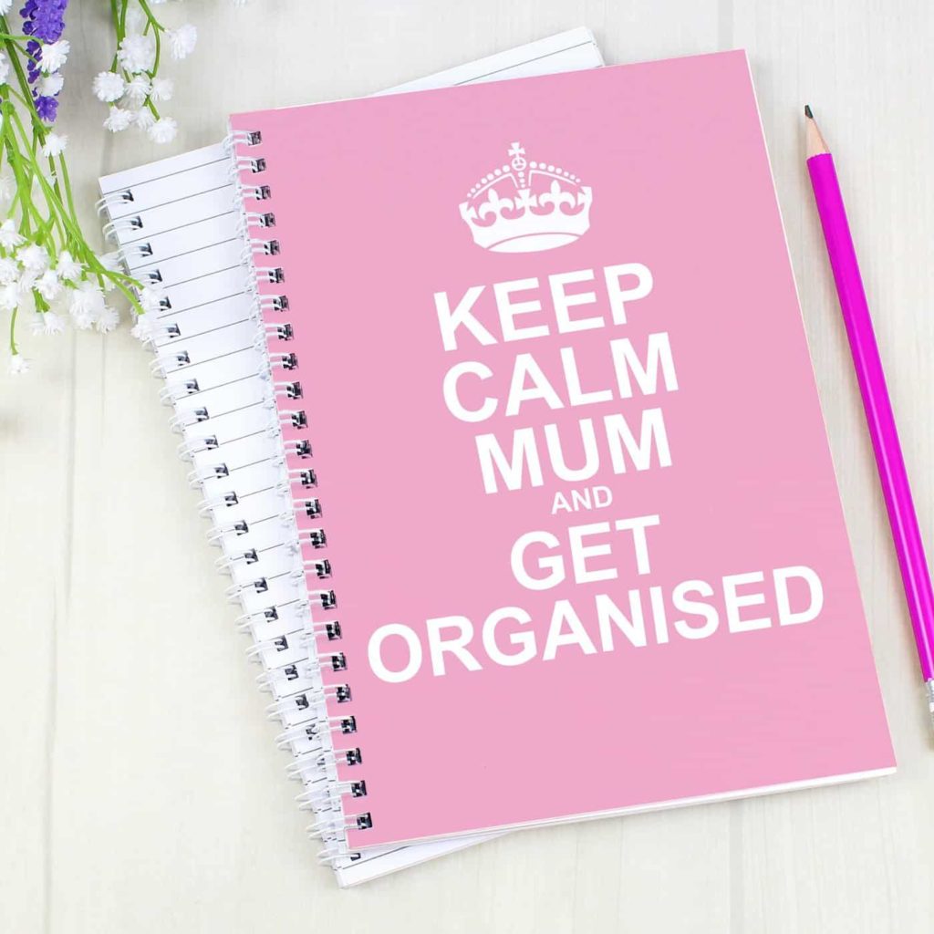 Keep Calm Pink A5 Notebook