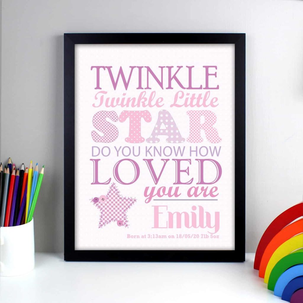 Twinkle Girls Poster Frame