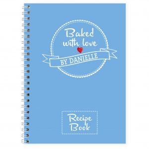 Baked With Love Recipes A5 Notebook