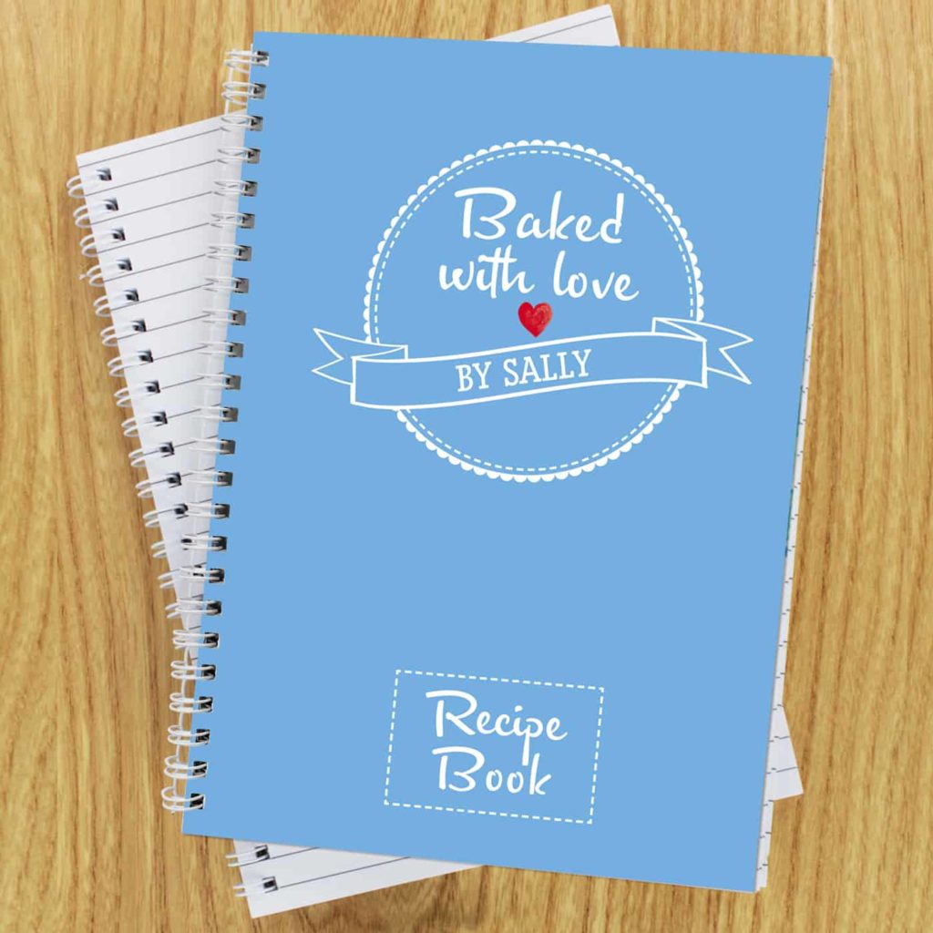 Baked With Love Recipes A5 Notebook