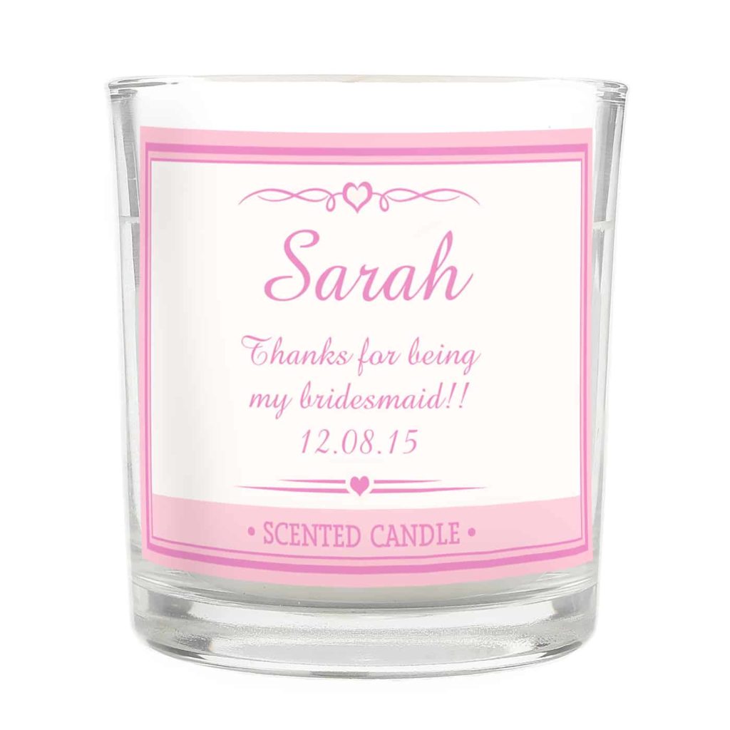 Pink Elegant Scented Jar Candle