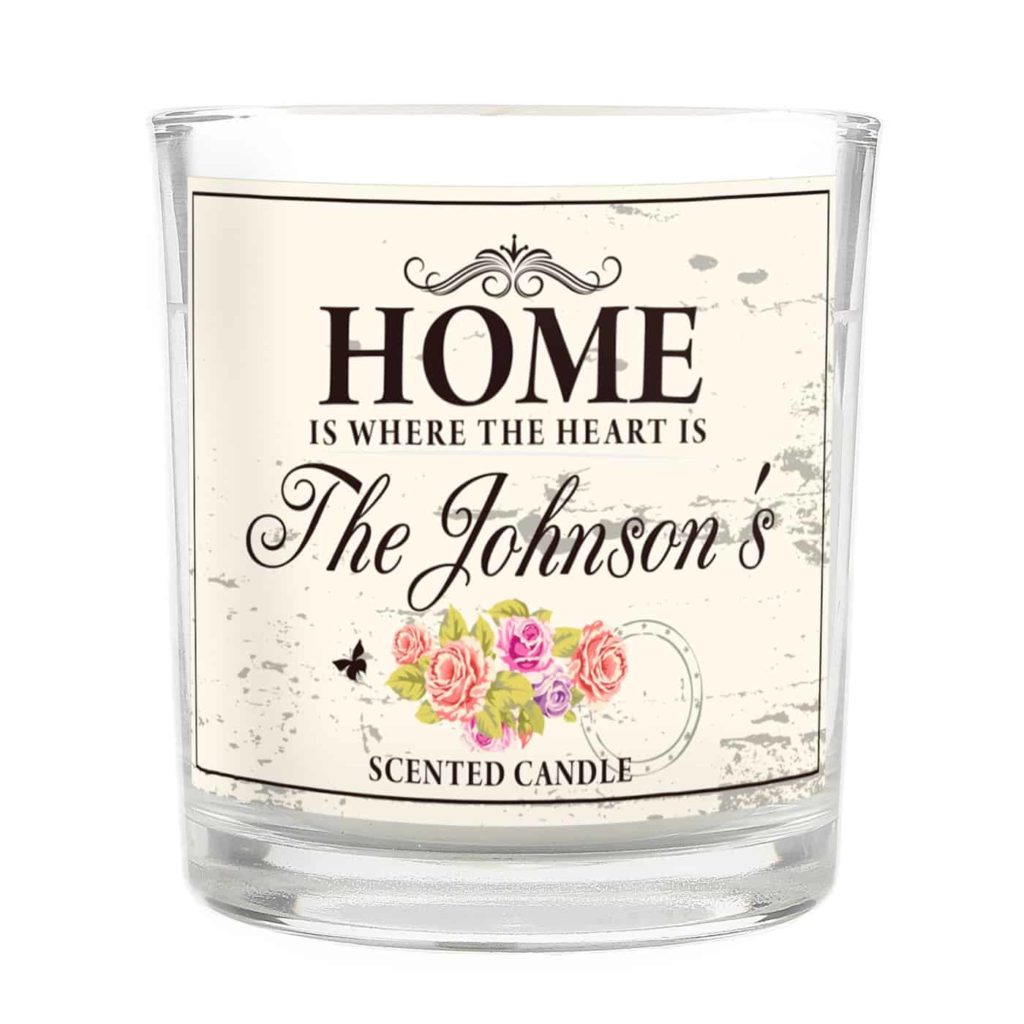 Shabby Chic Scented Jar Candle