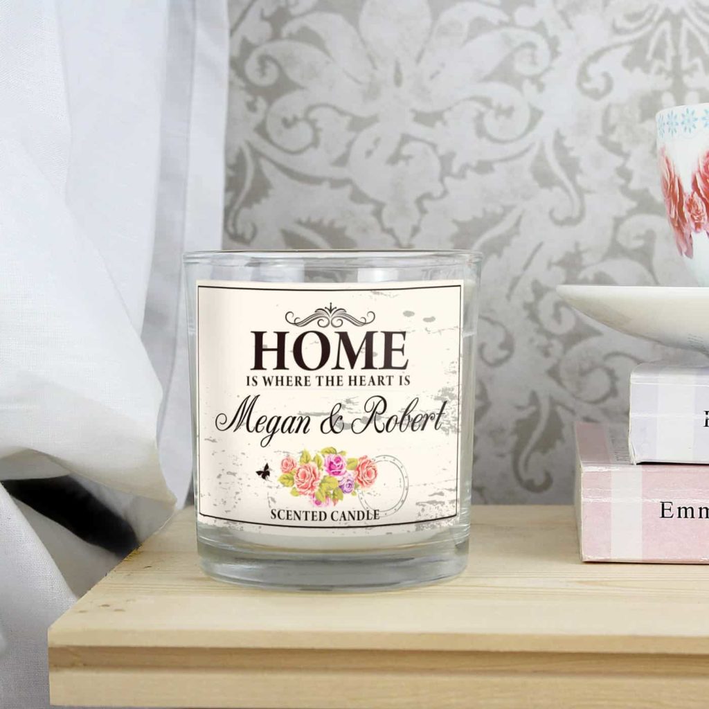 Shabby Chic Scented Jar Candle