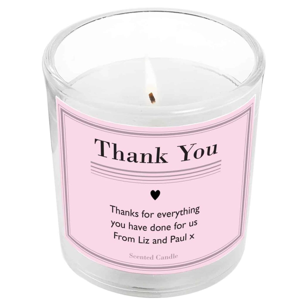 Classic Pink Scented Jar Candle