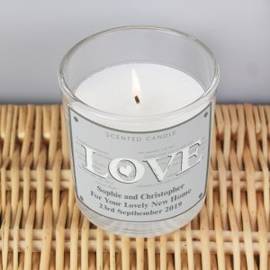 LOVE Scented Jar Candle