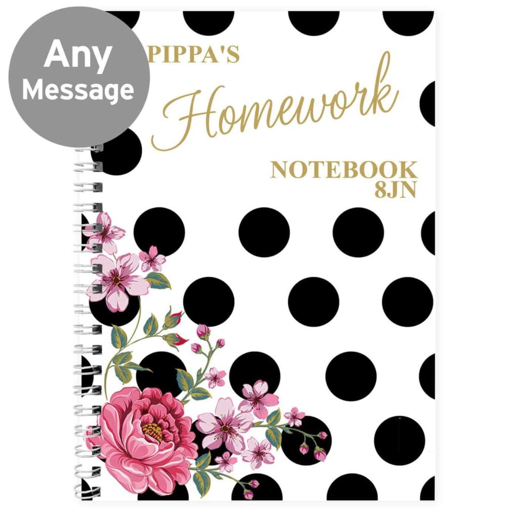 Floral Dot A5 Notebook