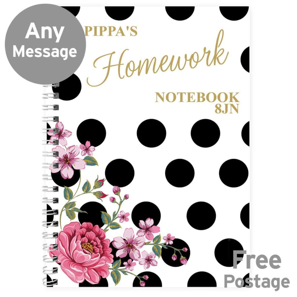 Floral Dot A5 Notebook
