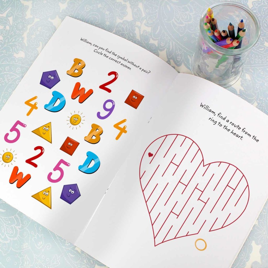 Wedding Activity Book with Stickers