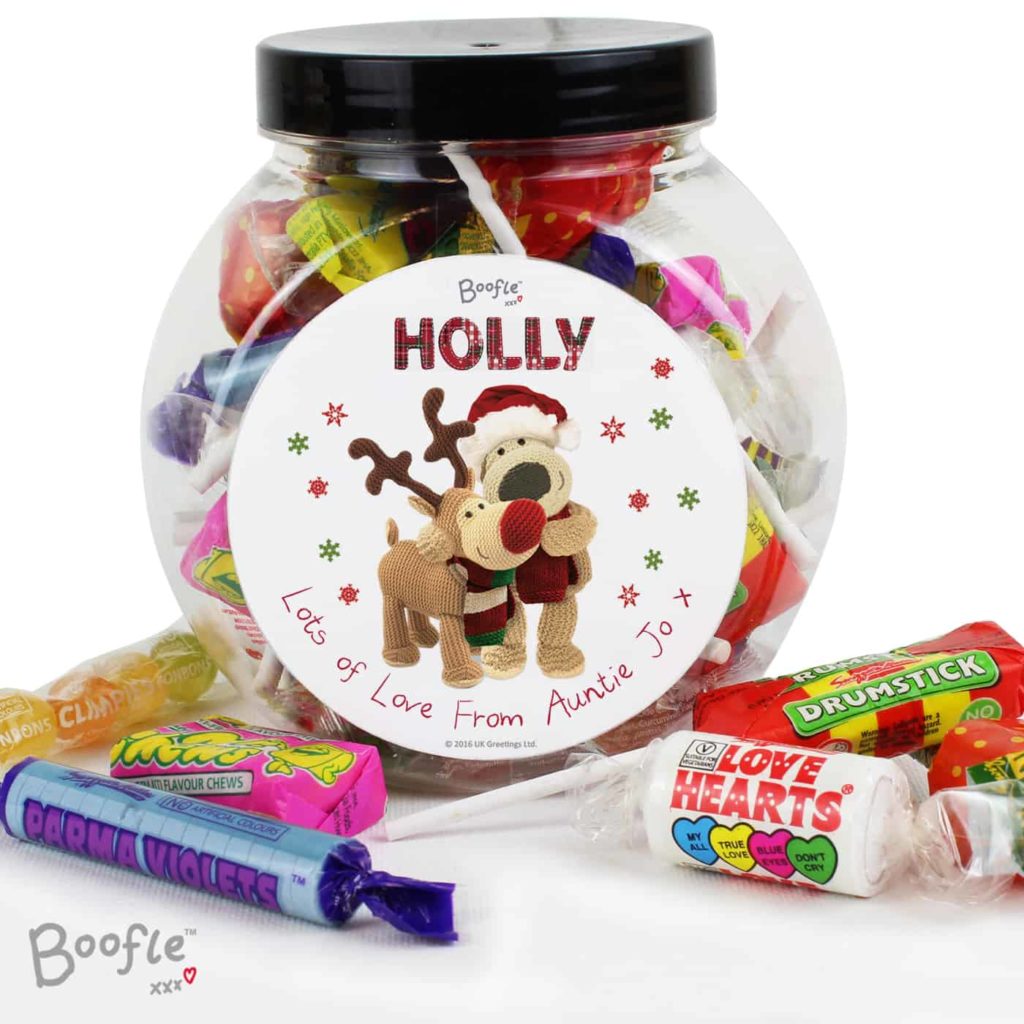 Boofle Christmas Reindeer Sweet Jar
