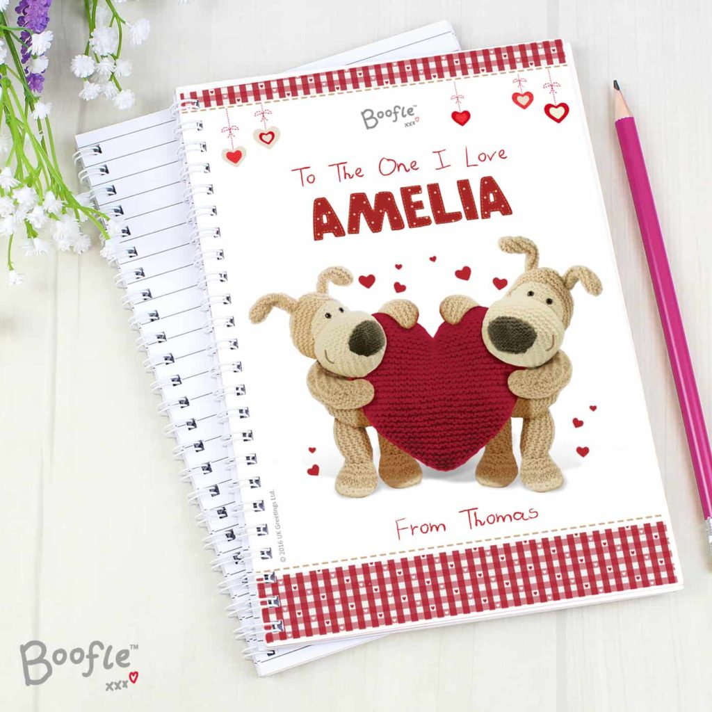 Boofle Shared Heart A5 Notebook