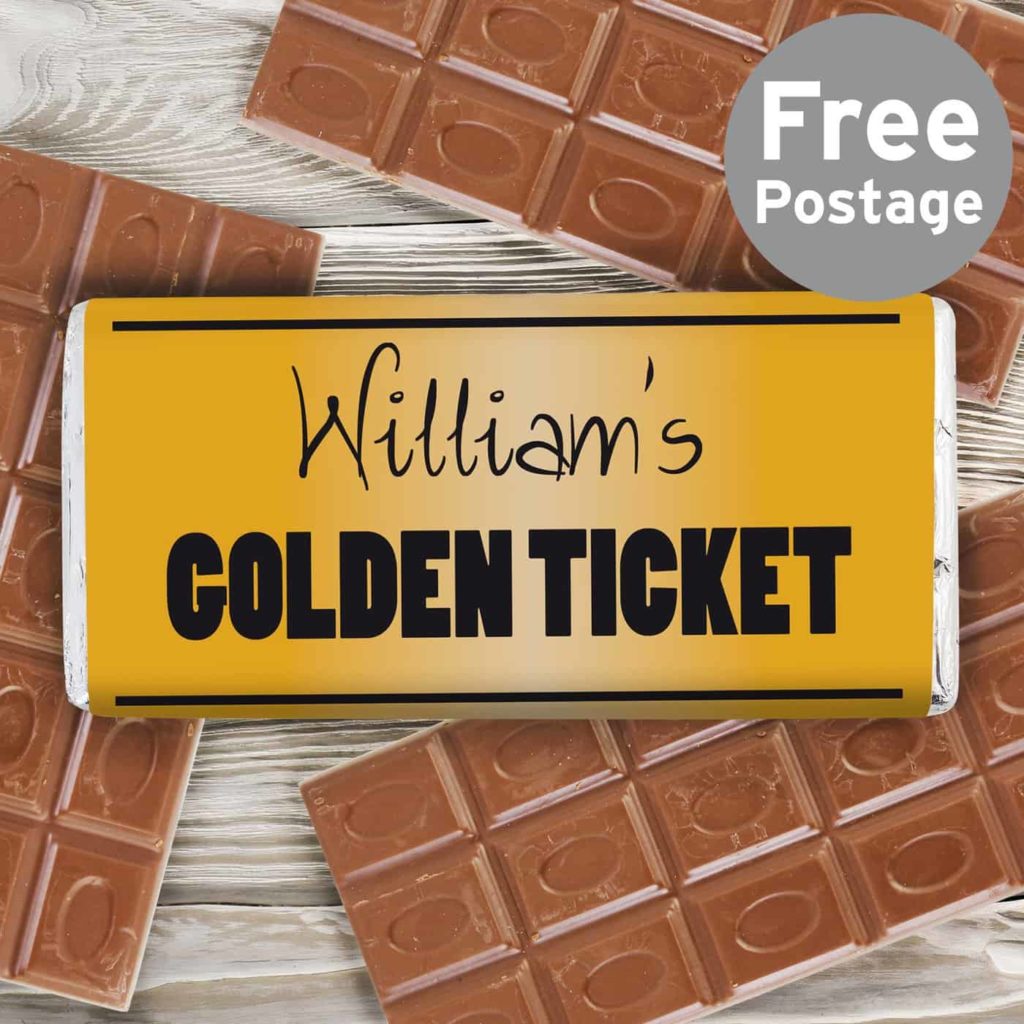 Golden Ticket Milk Chocolate Bar