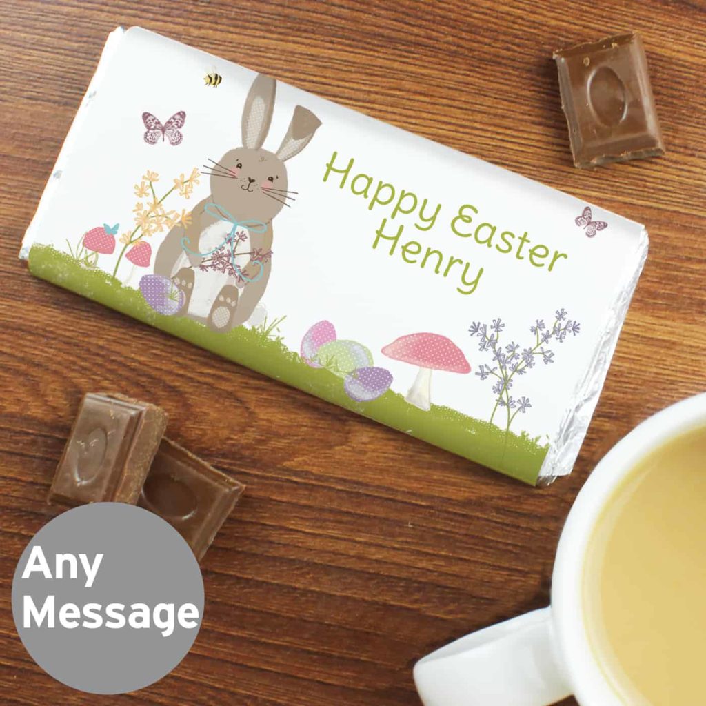 Easter Meadow Bunny Milk Chocolate Bar