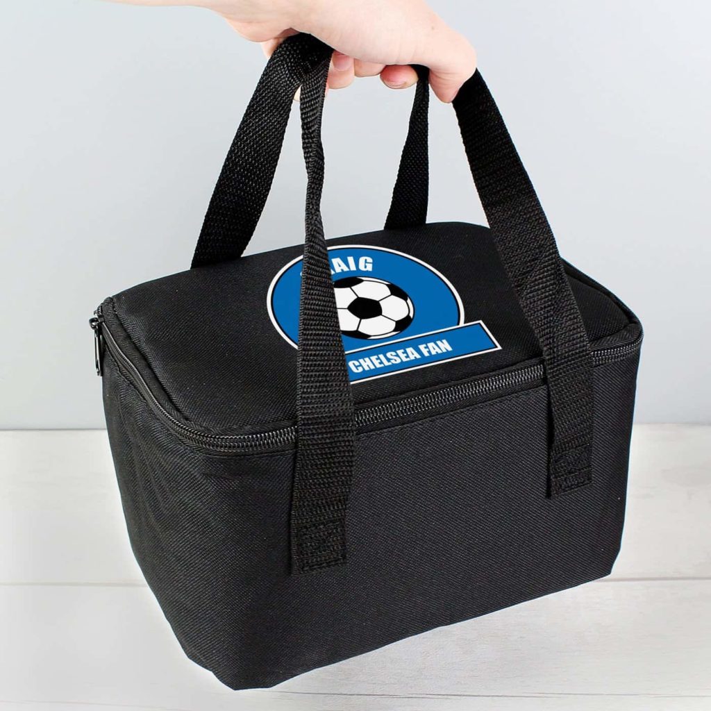 Dark Blue Football Fan Lunch Bag