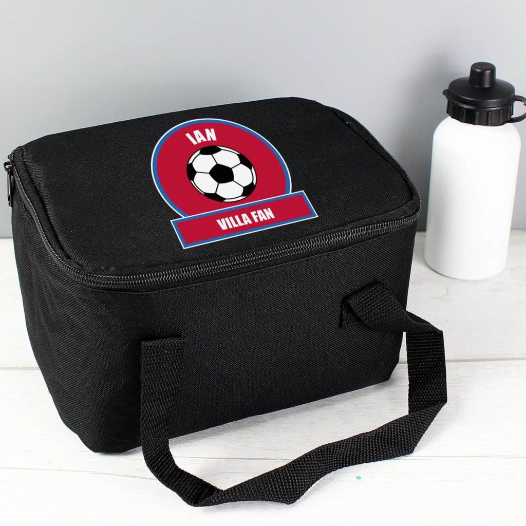 Claret and Blue Football Fan Lunch Bag