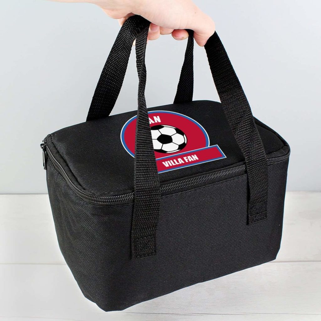Claret and Blue Football Fan Lunch Bag