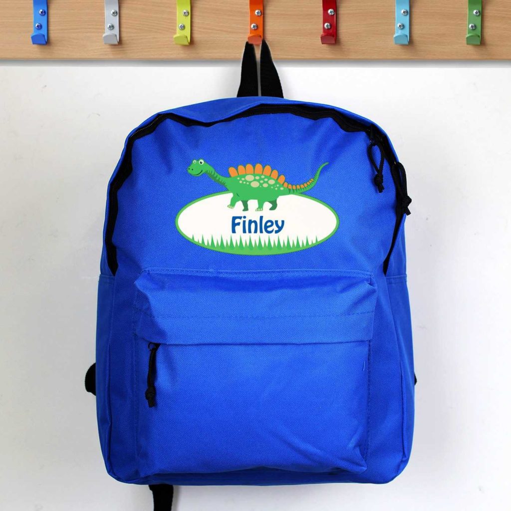 Dinosaur Blue Backpack