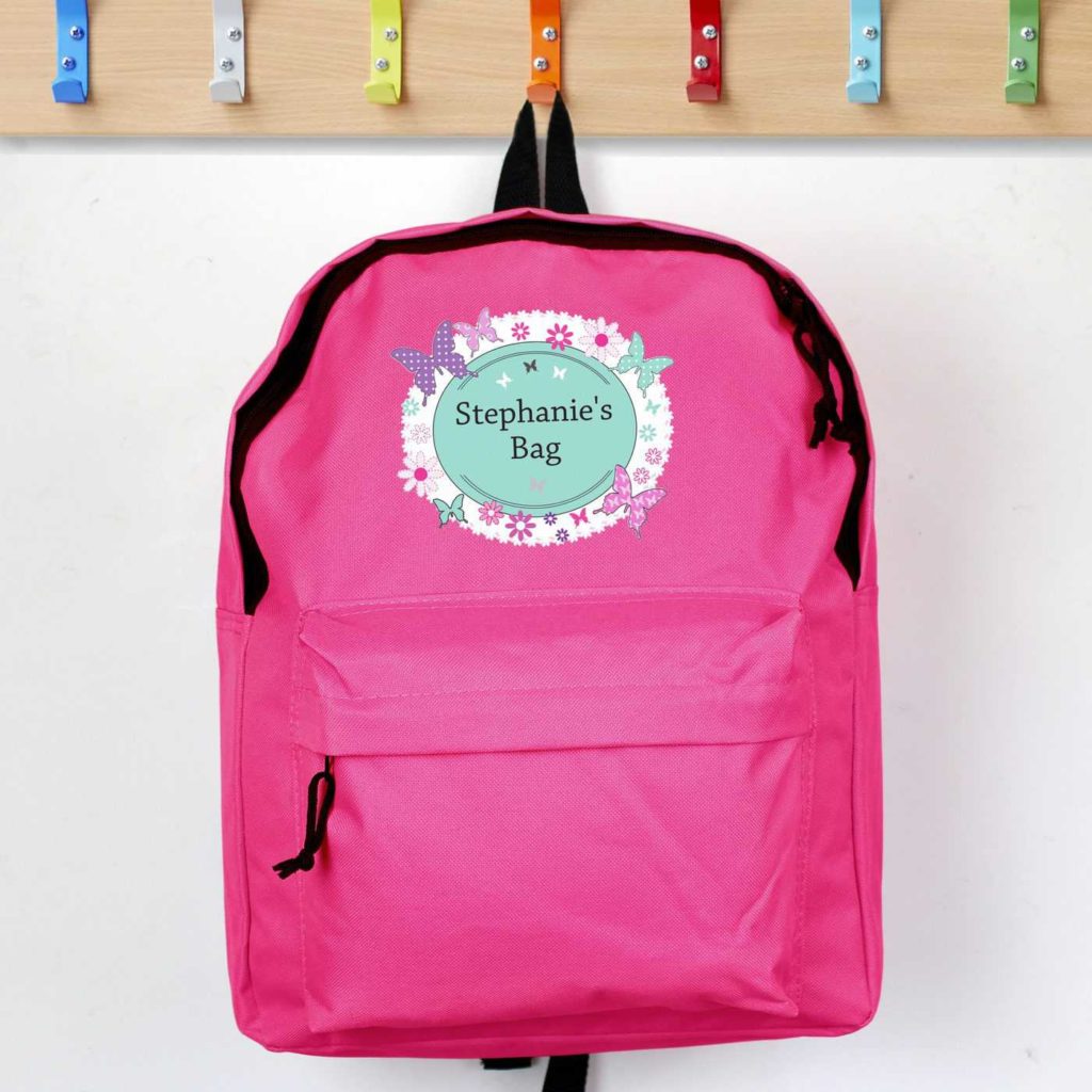 Butterfly Pink Backpack