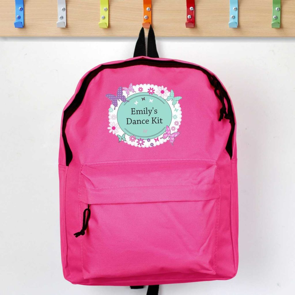 Butterfly Pink Backpack