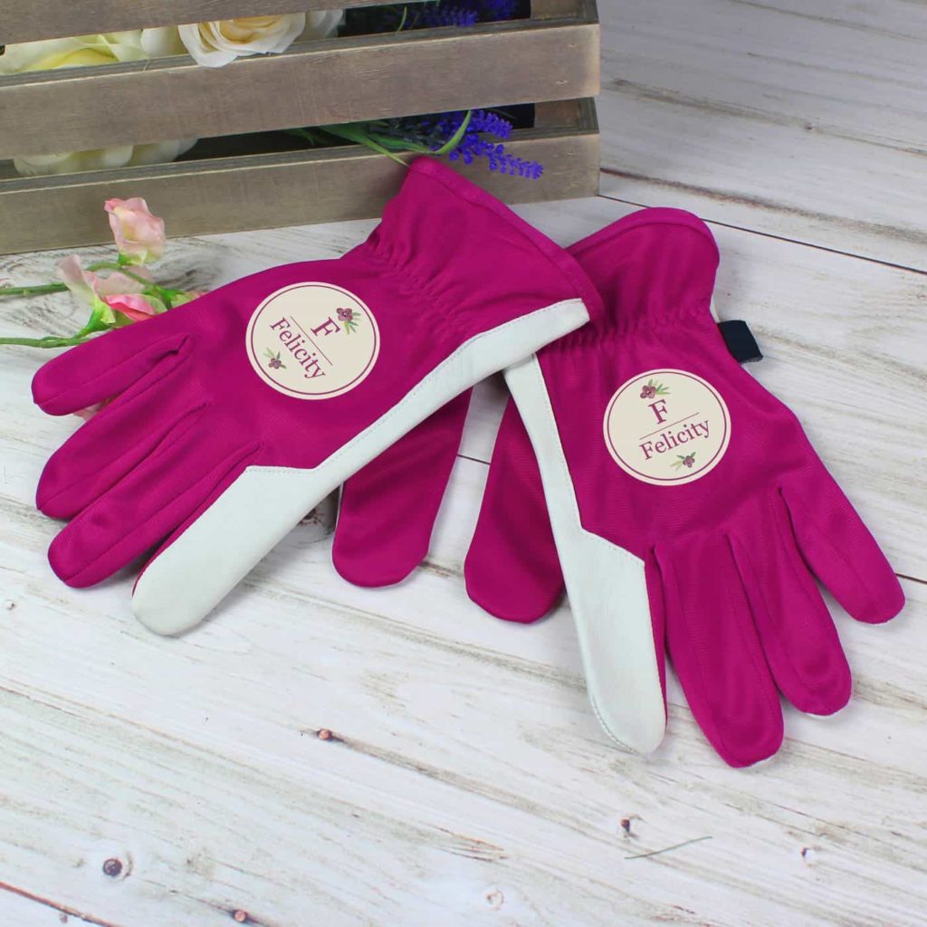 Floral Bouquet Medium Lilac Gardening Gloves