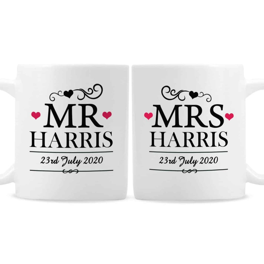 Mr & Mrs Mug Set