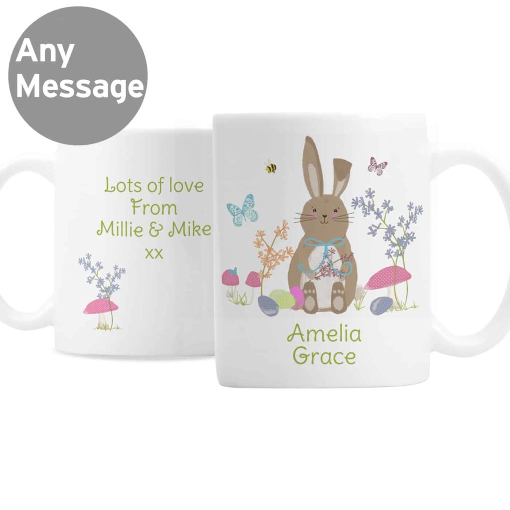 Easter Meadow Bunny Mug