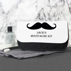 Moustache Mens Wash Bag