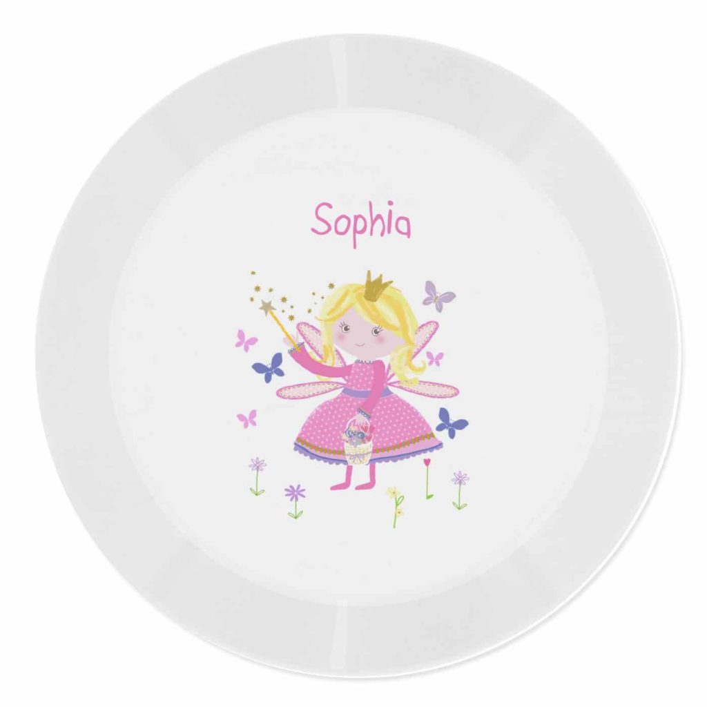 Garden Fairy Plastic Plate