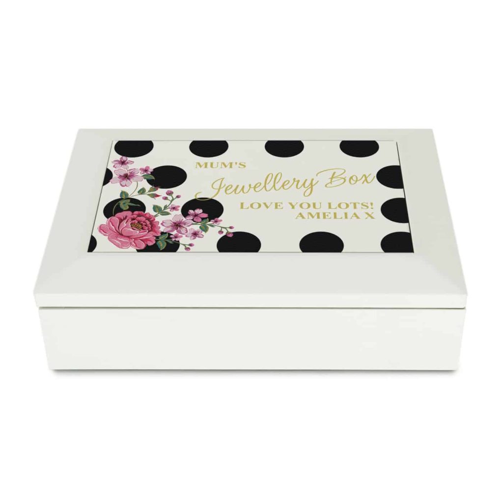 Floral Dot Jewellery Box