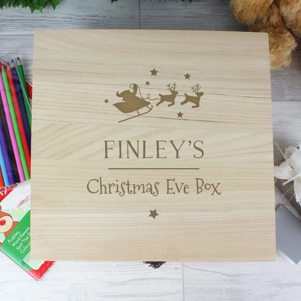 Large Wooden Christmas Eve Box