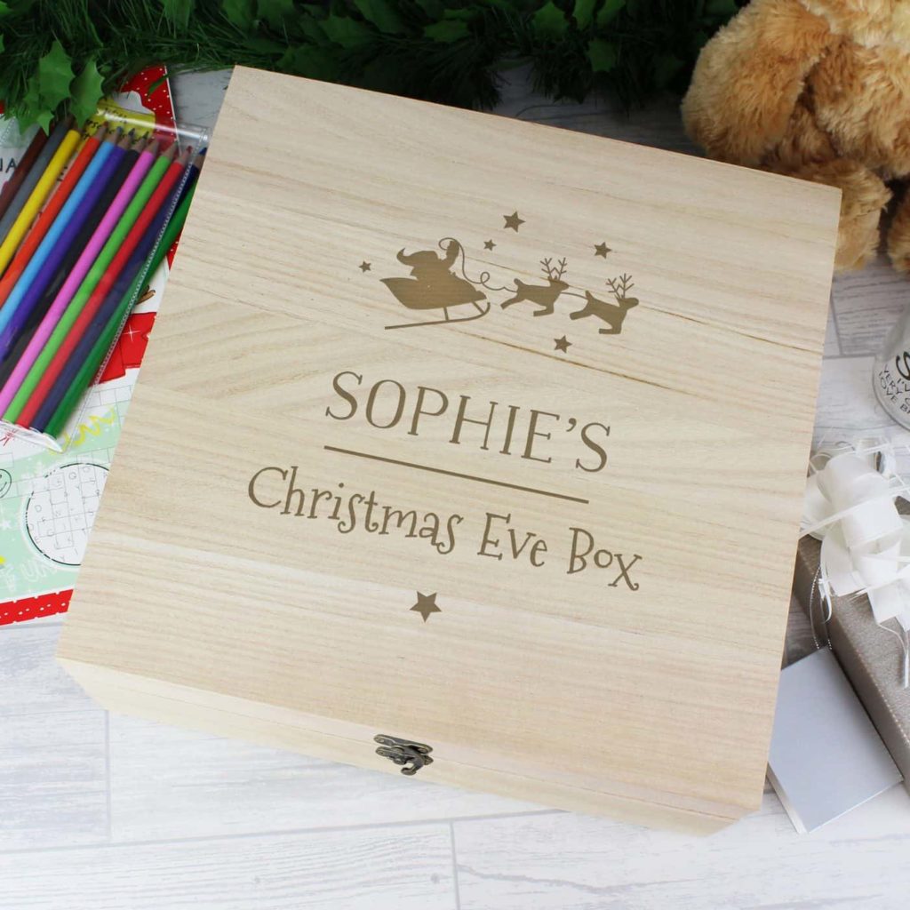 Large Wooden Christmas Eve Box
