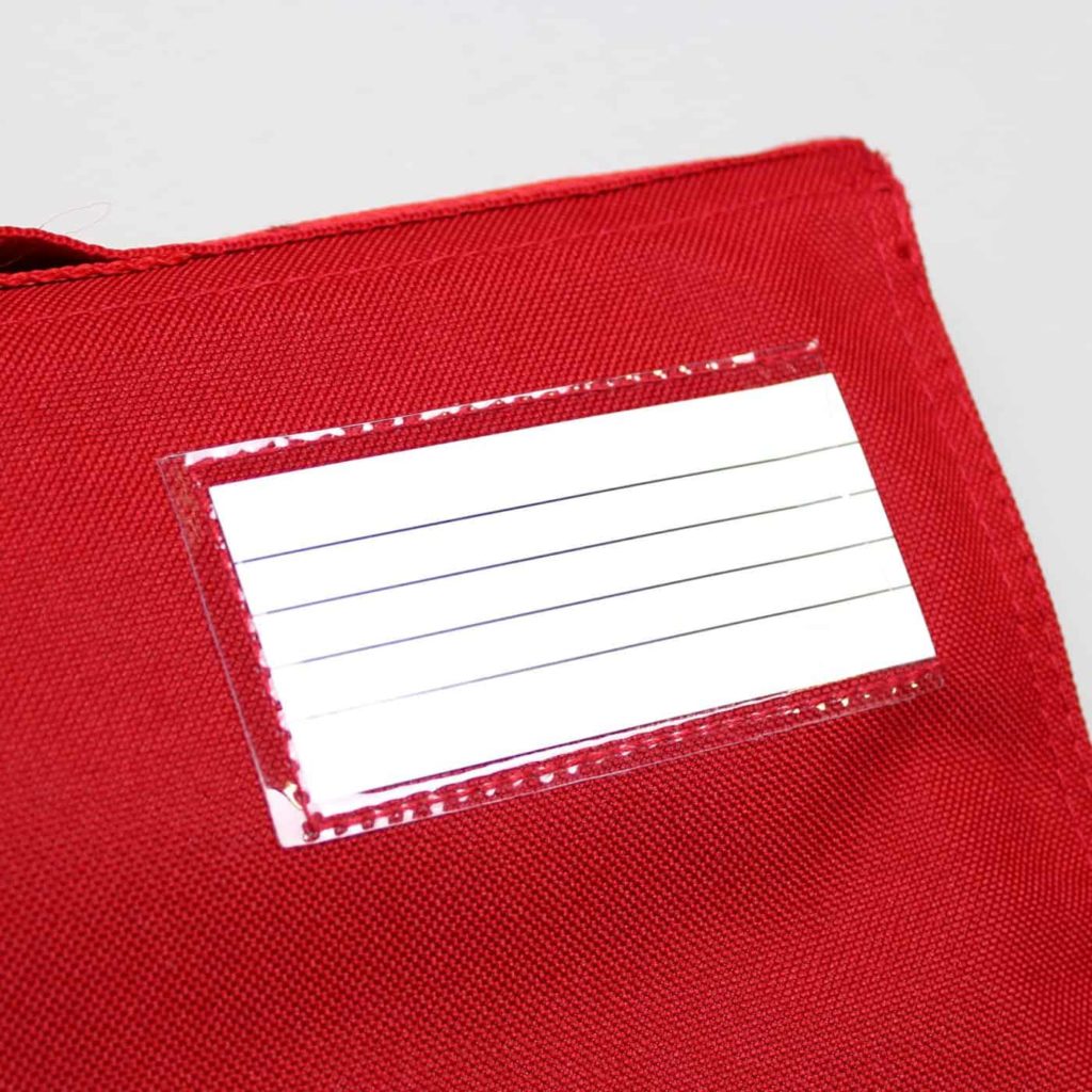 Personalised Initial Red Book Bag