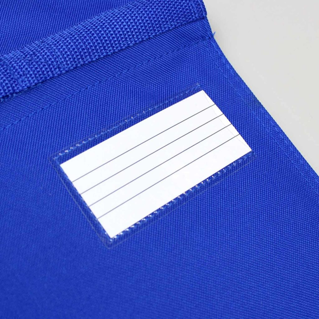Personalised Initial Blue Book Bag