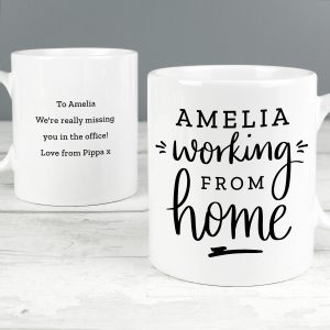 Personalised Working From Home Mug