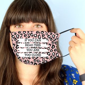 Personalised Leopard Print Face Covering