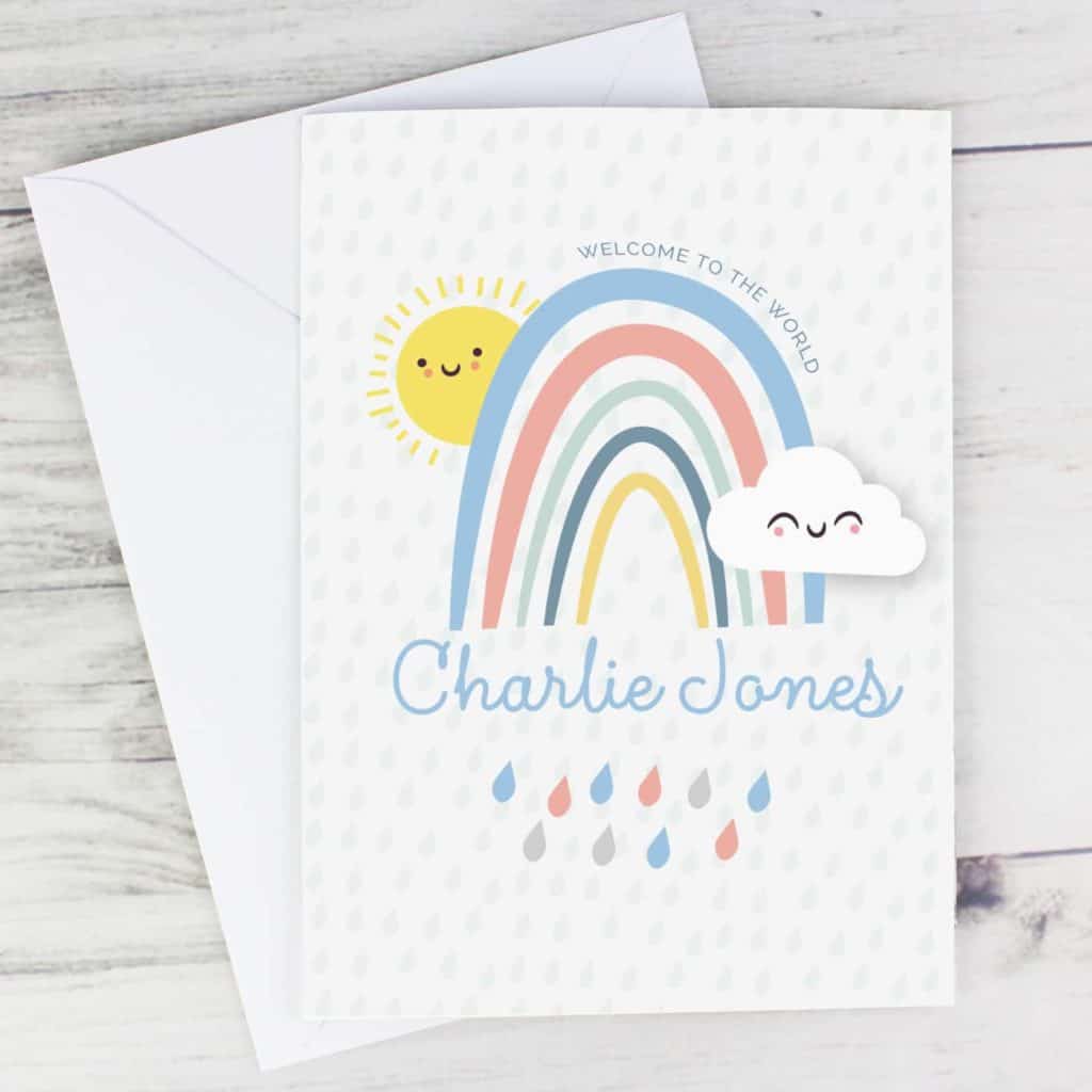 Personalised Baby Shower and New Baby Card
