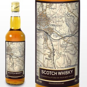 Personalised 1896 - 1904 Revised New Map Whisky