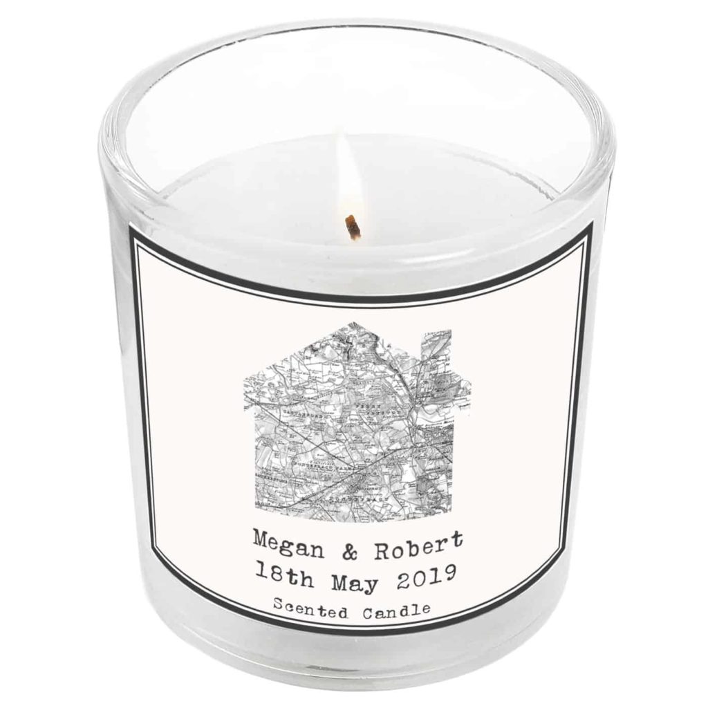 Personalised 1805 - 1874 Old Series Map Home Scented Jar Candle