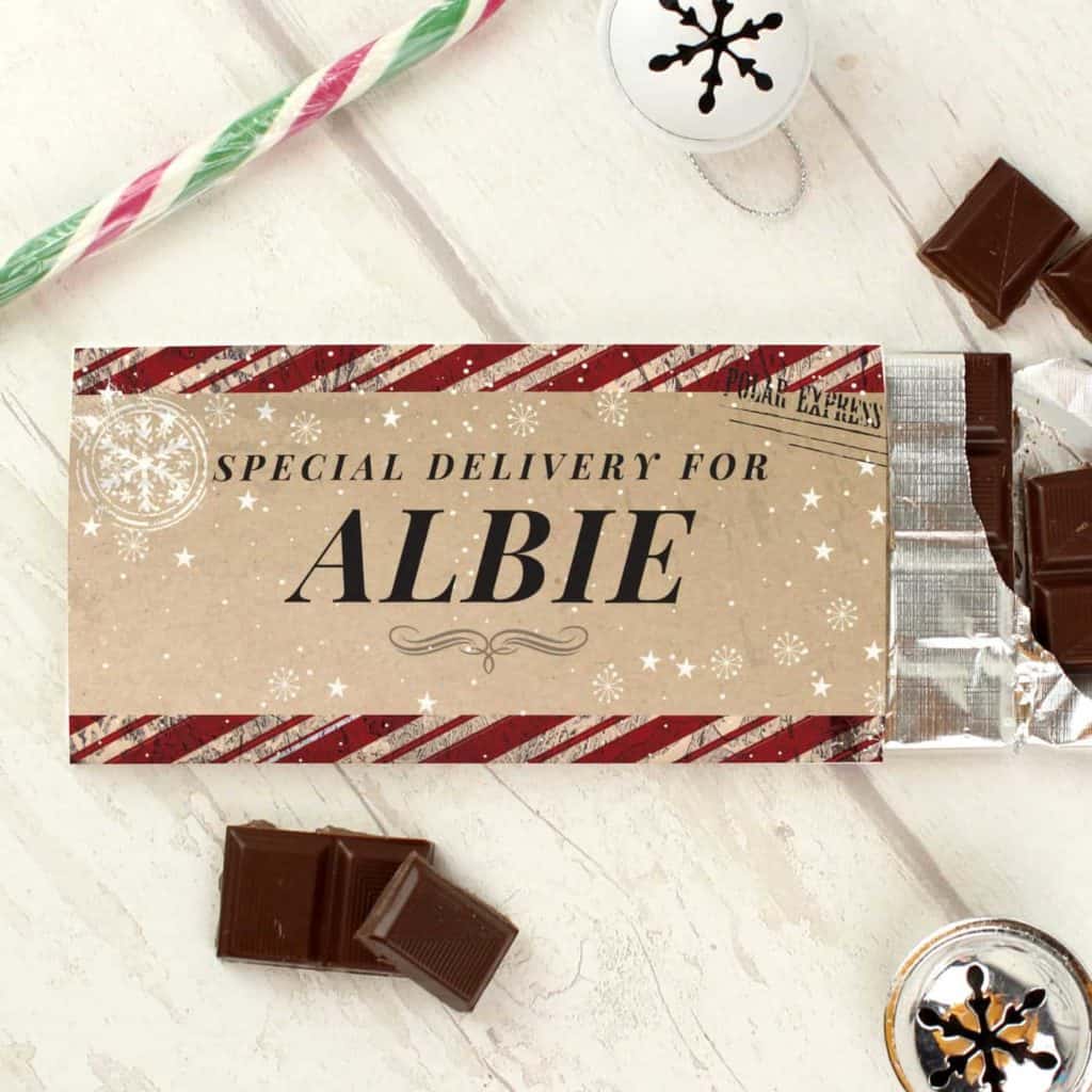 Personalised Special Delivery Milk Chocolate Bar