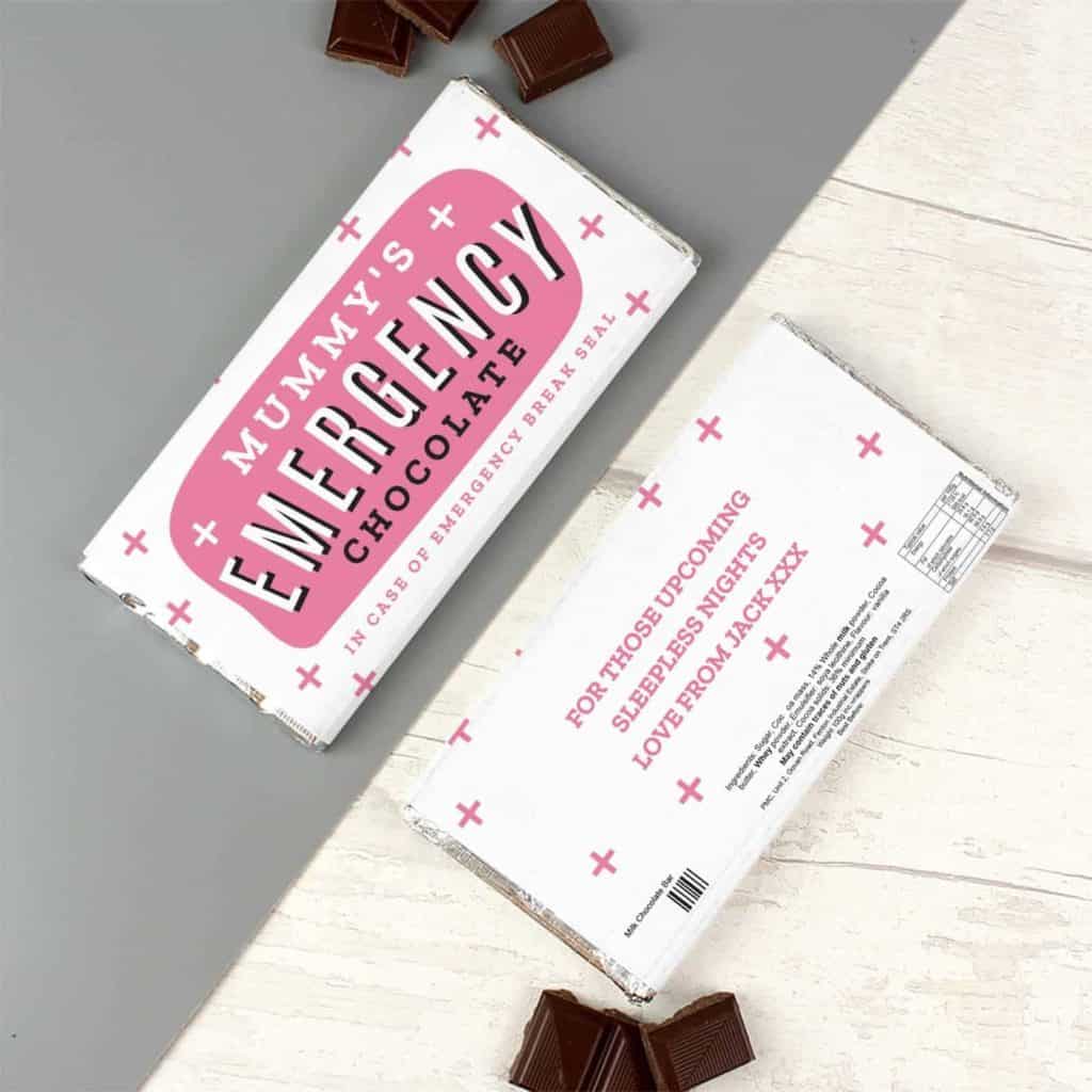 Personalised Ladies Emergency Milk Chocolate Bar