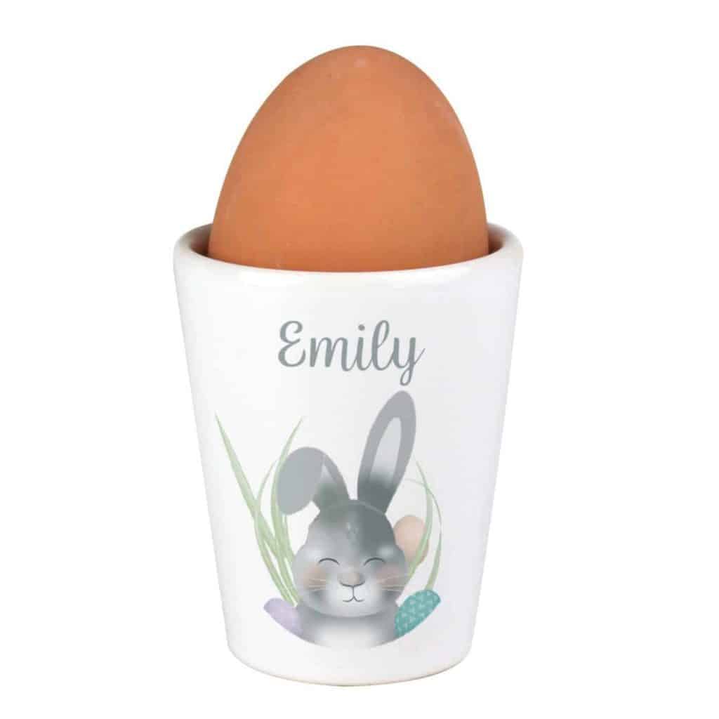 Personalised Easter Bunny Egg Cup