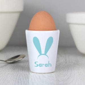 Personalised Bunny Ears Egg Cup