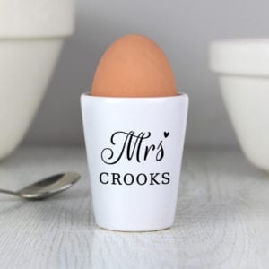 Personalised Mrs Egg Cup