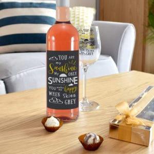 You Are My Sunshine Rosé Wine Gift Set
