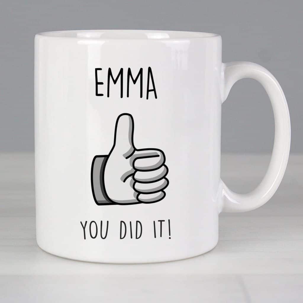 Personalised Thumbs Up Mug