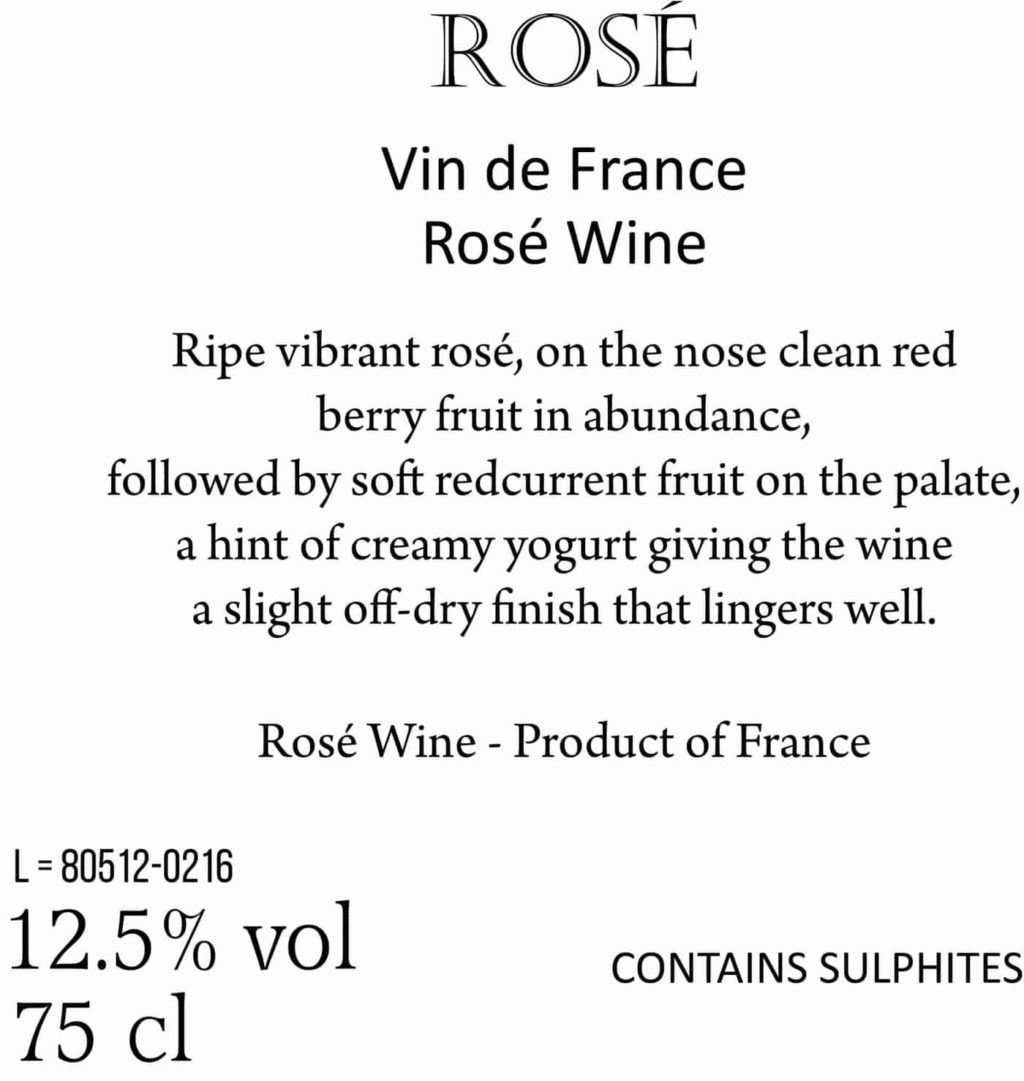 Personalised Spurs Rosé Wine & Glasses Gift Set
