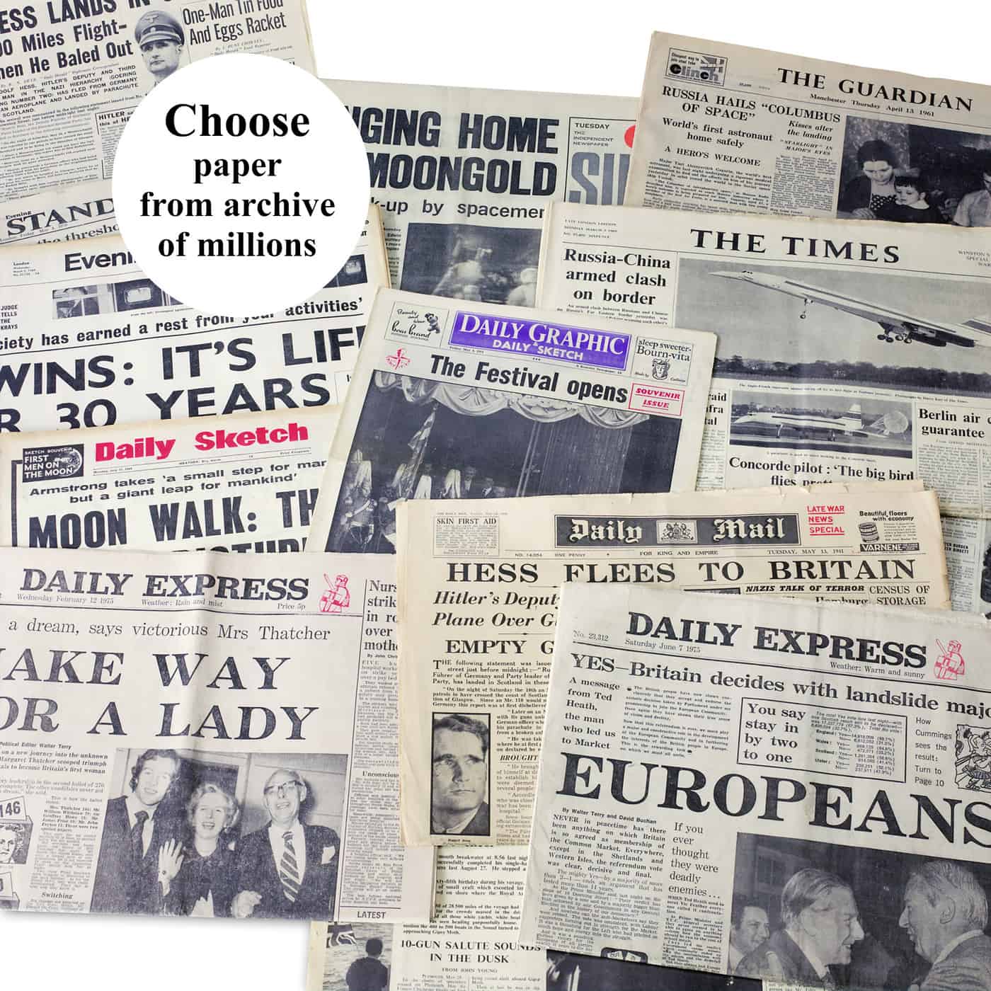 Personalised Gin & Original Newspaper Personalised Gin & Original Newspaper - Image 2